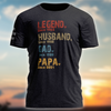 Personalized Legend Husband Dad Papa Since T-shirt, Best Gift For Father's Day