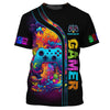 Unisex Shirt, Custom Name Shirt for Game Lover, Gamer T-shirt, Gift for Gamers