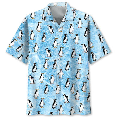 Penguins Ice Hawaiian Shirt