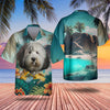 Old English Sheepdog - 3D Tropical Hawaiian Shirt