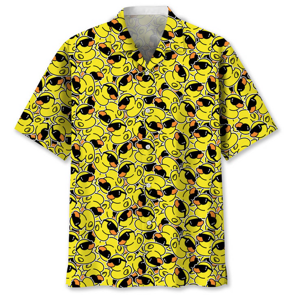 Duck Sunglasses Shower Hawaiian Shirt