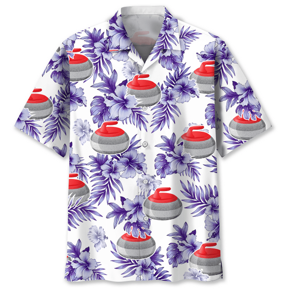 Curling Purple Nature Hawaii Shirt