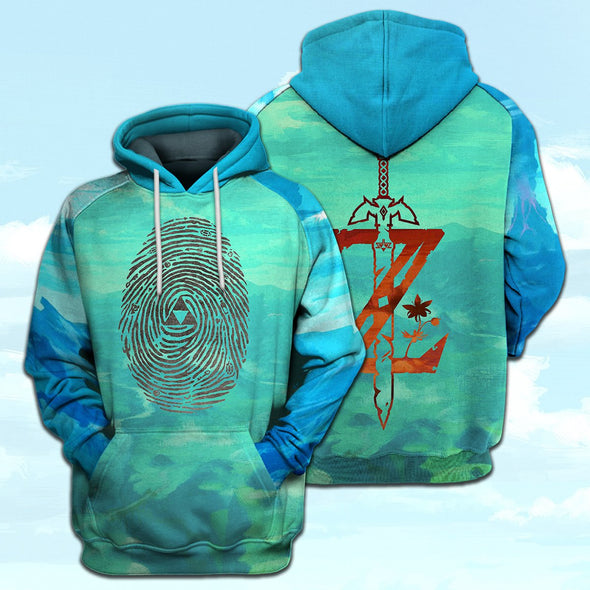ATRENDSZ Unisex Game L.O.Z DNA Blue Green Color all over print hoodie, tshirt, tank and more