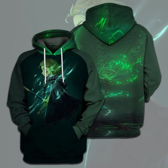 ATRENDSZ Unisex Game L.O.Z Black Green Color all over print hoodie, tshirt, tank and more atrendsz