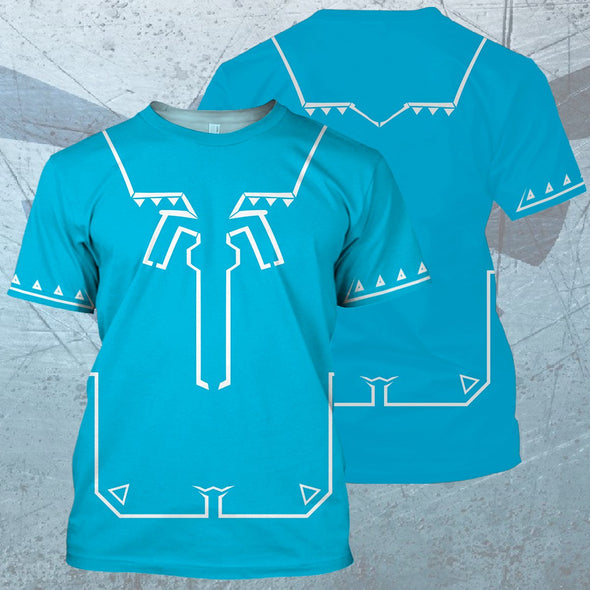 ATRENDSZ Unisex Game L.O.Z Link Blue Cosplay all over print hoodie, tshirt, tank and more