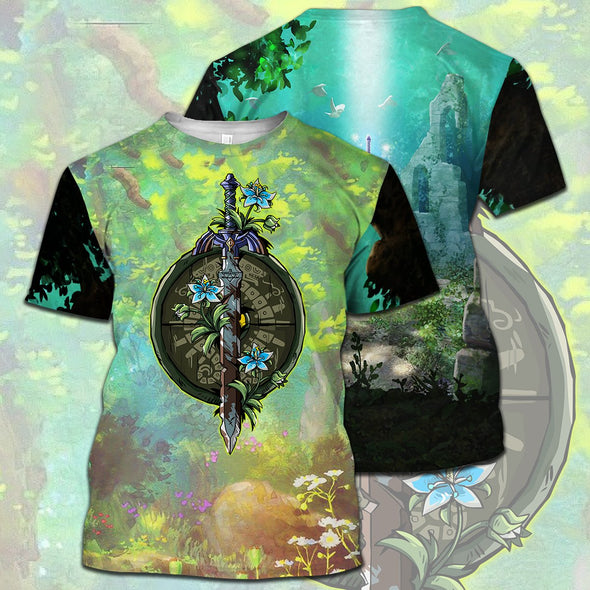 ATRENDSZ Unisex Game L.O.Z Green Forests all over print hoodie, tshirt, tank and more