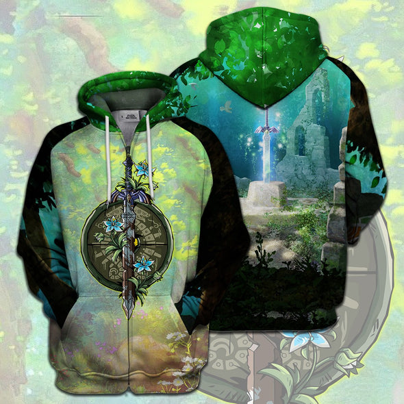 ATRENDSZ Unisex Game L.O.Z Green Forests all over print hoodie, tshirt, tank and more