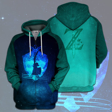 ATRENDSZ Unisex Game L.O.Z Blue Green Color all over print hoodie, tshirt, tank and more atrendsz