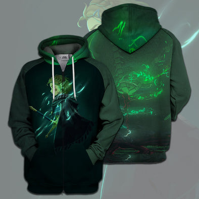 ATRENDSZ Unisex Game L.O.Z Black Green Color all over print hoodie, tshirt, tank and more atrendsz