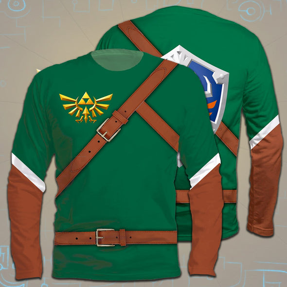 ATRENDSZ Unisex Game L.O.Z Link Green Cosplay all over print hoodie, tshirt, tank and more