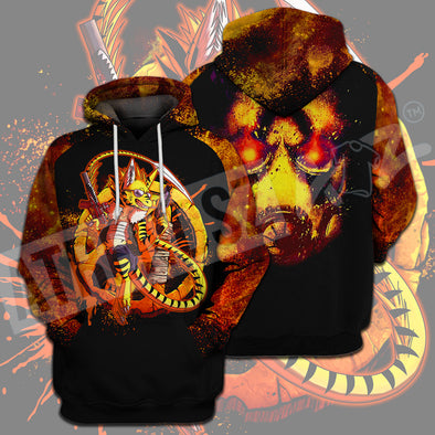 ATRENDSZ Unisex BL Black Orange all over print hoodie, tshirt, tank and more