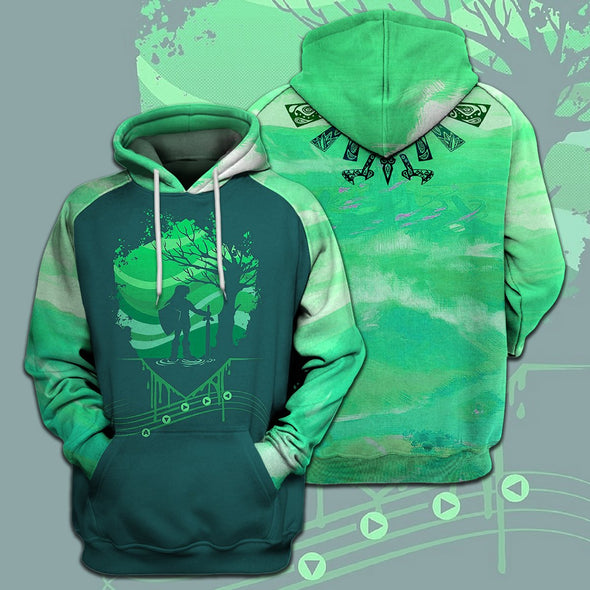 ATRENDSZ Unisex Game L.O.Z Link Green all over print hoodie, tshirt, tank and more