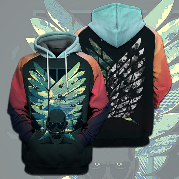 ATRENDSZ Unisex AOT all over print hoodie, tshirt, tank and more atrendsz