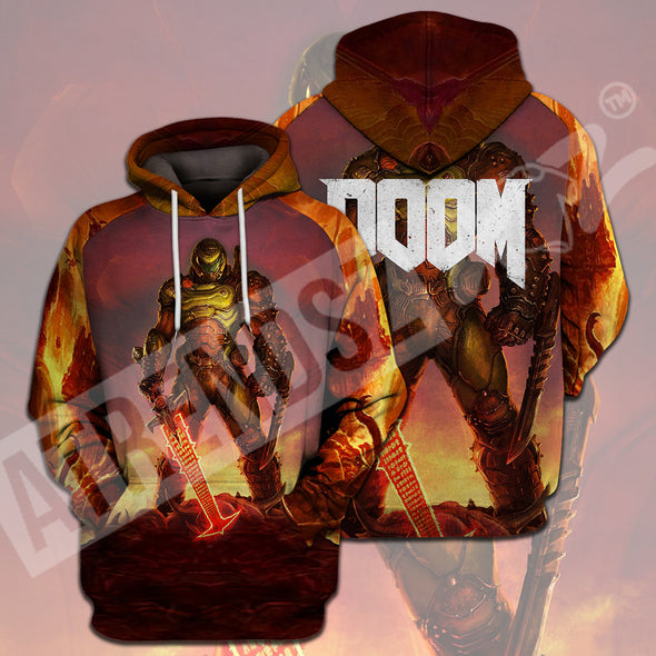 ATRENDSZ Unisex Doom all over print hoodie, tshirt, tank and more