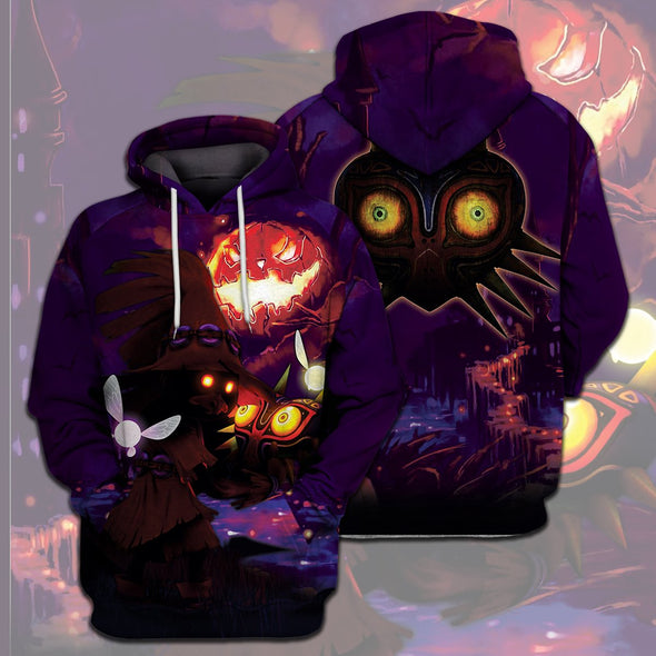 ATRENDSZ Unisex Game L.O.Z Halloween Dark Purple all over print hoodie, tshirt, tank and more