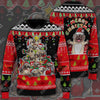 ATRENDSZ Ugly Christmas Sweater PUG all over print