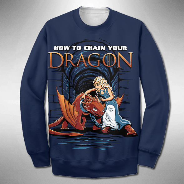 ATRENDSZ Unisex How To Chain Your Dragon all over print hoodie, tshirt, tank and more