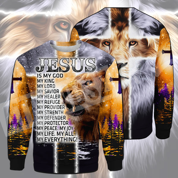 ATRENDSZ Unisex Jesus Is My God all over print hoodie, tshirt, tank and more