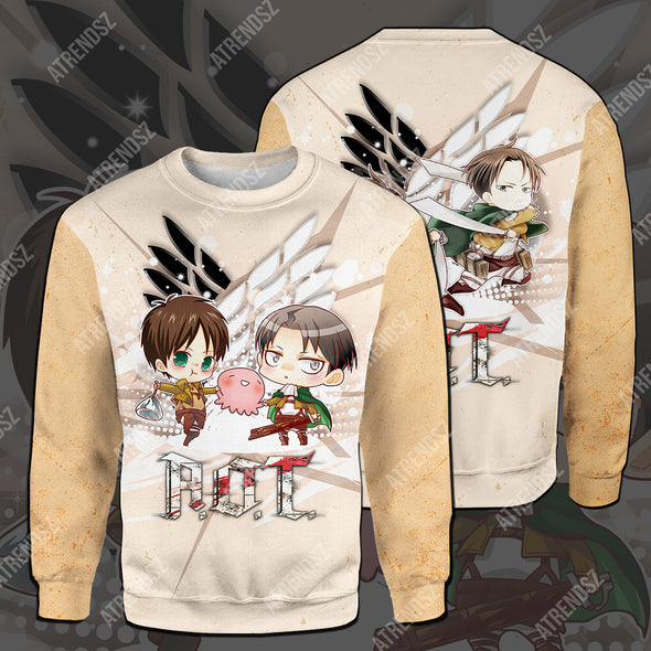 ATRENDSZ Unisex AOT all over print hoodie, tshirt, tank and more