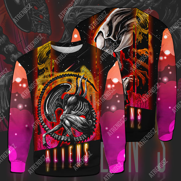 ATRENDSZ Unisex Alien all over print hoodie, tshirt, tank and more atrendsz