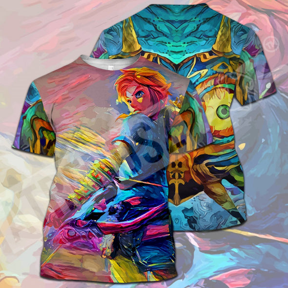 ATRENDSZ Unisex Game L.O.Z Coloful with Mask all over print hoodie, tshirt, tank and more