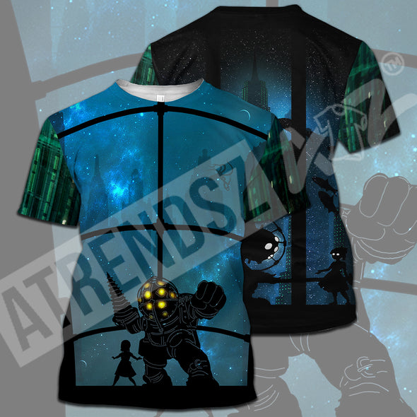 ATRENDSZ Unisex Big Daddy and Sister BS all over print hoodie, tshirt, tank and more atrendsz