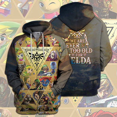 ATRENDSZ Unisex Game L.O.Z Never too Old all over print hoodie, tshirt, tank and more atrendsz