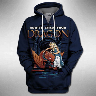 ATRENDSZ Unisex How To Chain Your Dragon all over print hoodie, tshirt, tank and more