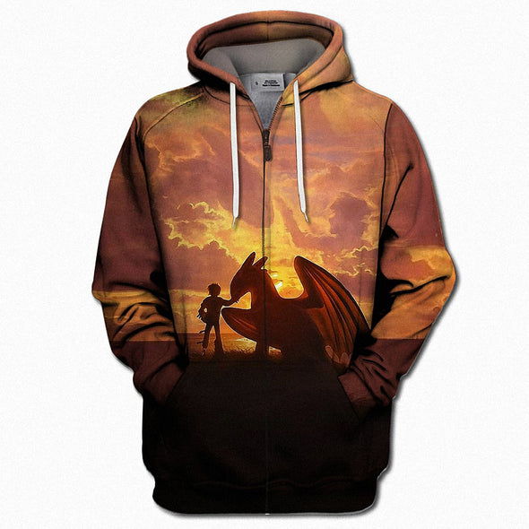 ATRENDSZ Unisex Dragon Sunshine Love all over print hoodie, tshirt, tank and more