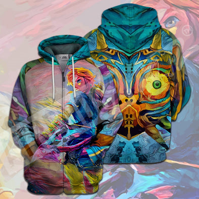 ATRENDSZ Unisex Game L.O.Z Coloful with Mask all over print hoodie, tshirt, tank and more atrendsz