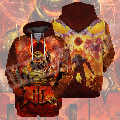 ATRENDSZ Unisex DOOM all over print hoodie, tshirt, tank and more atrendsz