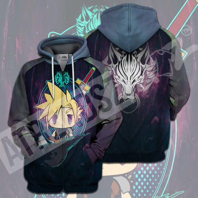 ATRENDSZ Unisex FF - Cloud Strife all over print hoodie, tshirt, tank and more atrendsz