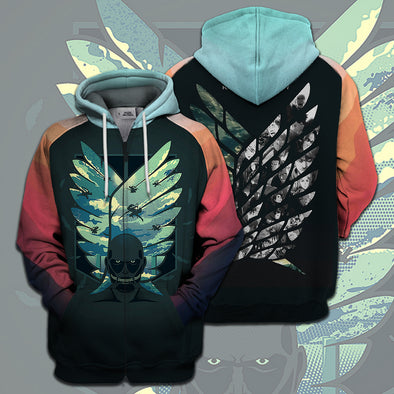 ATRENDSZ Unisex AOT all over print hoodie, tshirt, tank and more atrendsz