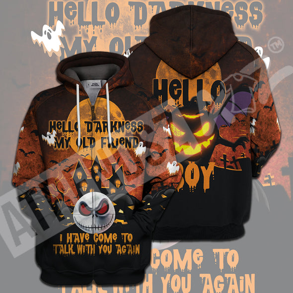 ATRENDSZ Unisex Halloween Hello Boy all over print hoodie, tshirt, tank and more