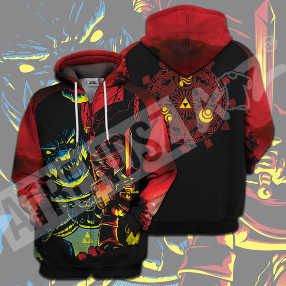 ATRENDSZ Unisex Game L.O.Z Link Fight all over print hoodie, tshirt, tank and more atrendsz