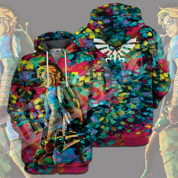 ATRENDSZ Unisex Game L.O.Z Colorful Link all over print hoodie, tshirt, tank and more