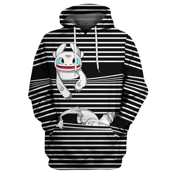 ATRENDSZ Unisex White Dragon all over print hoodie, tshirt, tank and more
