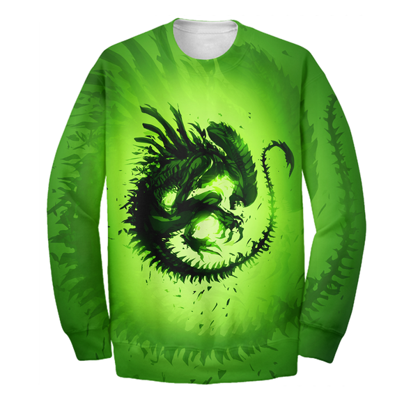 ATRENDSZ Unisex Green Alien all over print hoodie, tshirt, tank and more