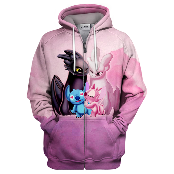 ATRENDSZ Unisex Dragon Family all over print hoodie, tshirt, tank and more