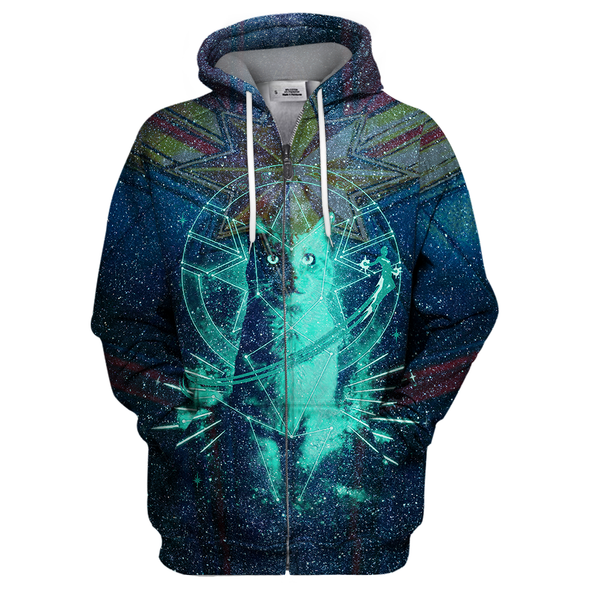 ATRENDSZ Unisex CM Blue Cat all over print hoodie, tshirt, tank and more