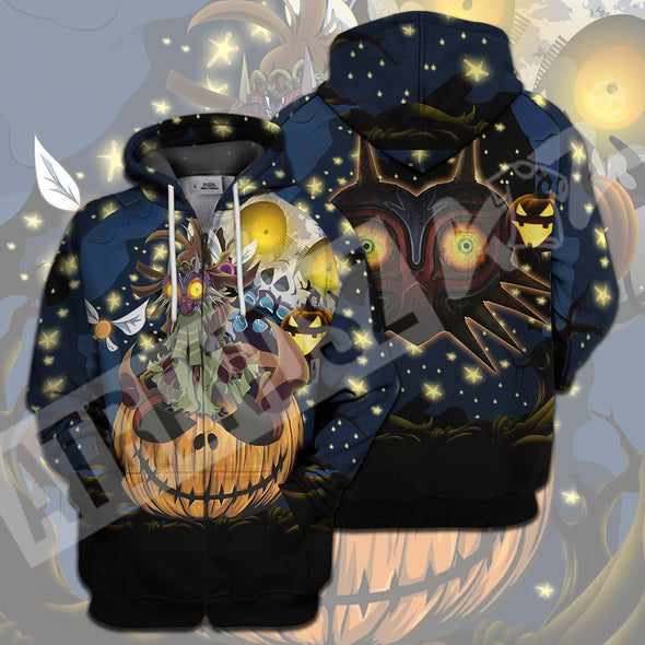 ATRENDSZ Unisex Game Kid and pumpkin Halloween all over print hoodie, tshirt, tank and more