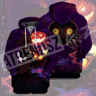 ATRENDSZ Unisex Game L.O.Z Halloween Dark Purple all over print hoodie, tshirt, tank and more atrendsz